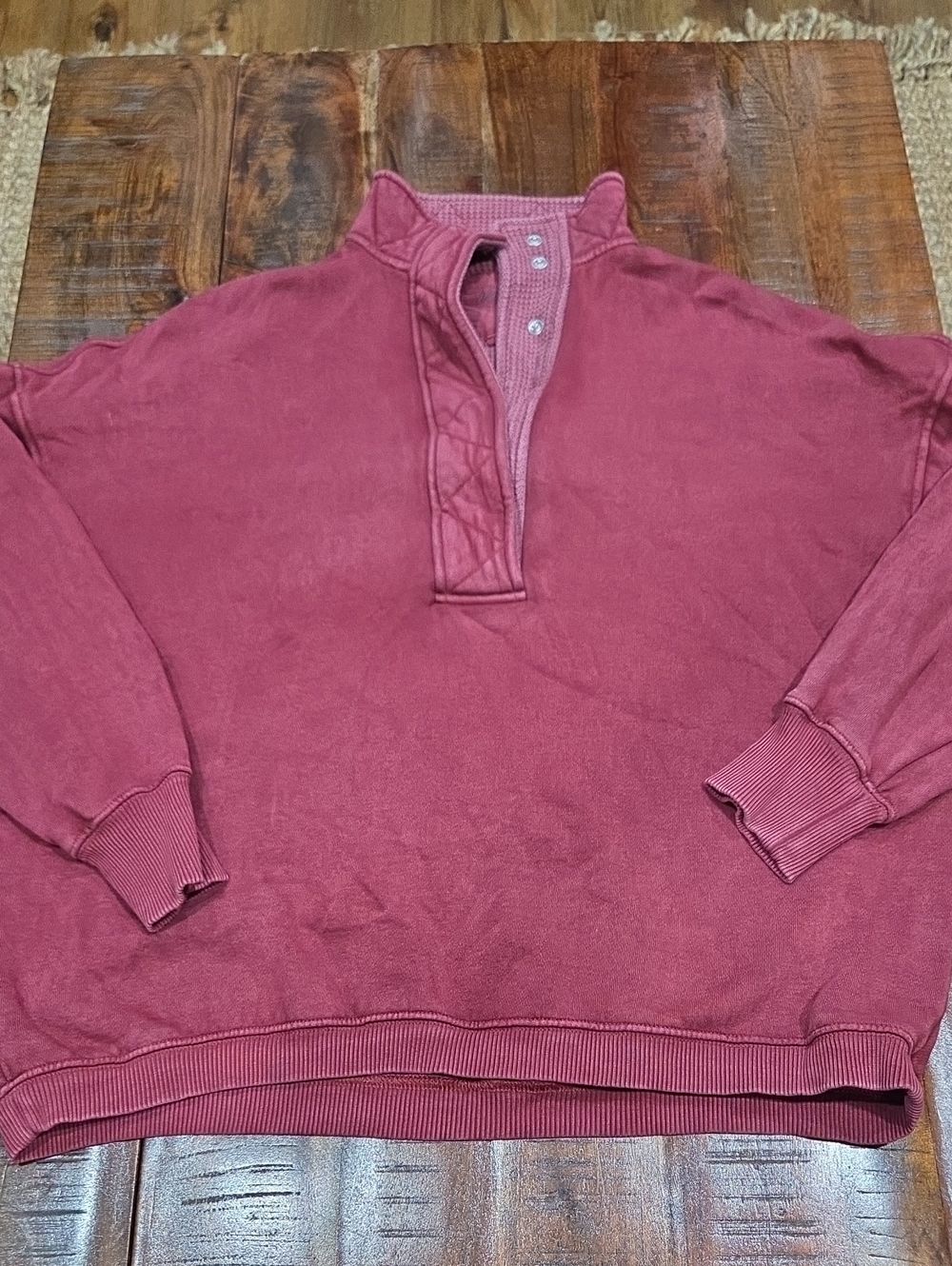 Aerie Quarter Snap Sweatshirt